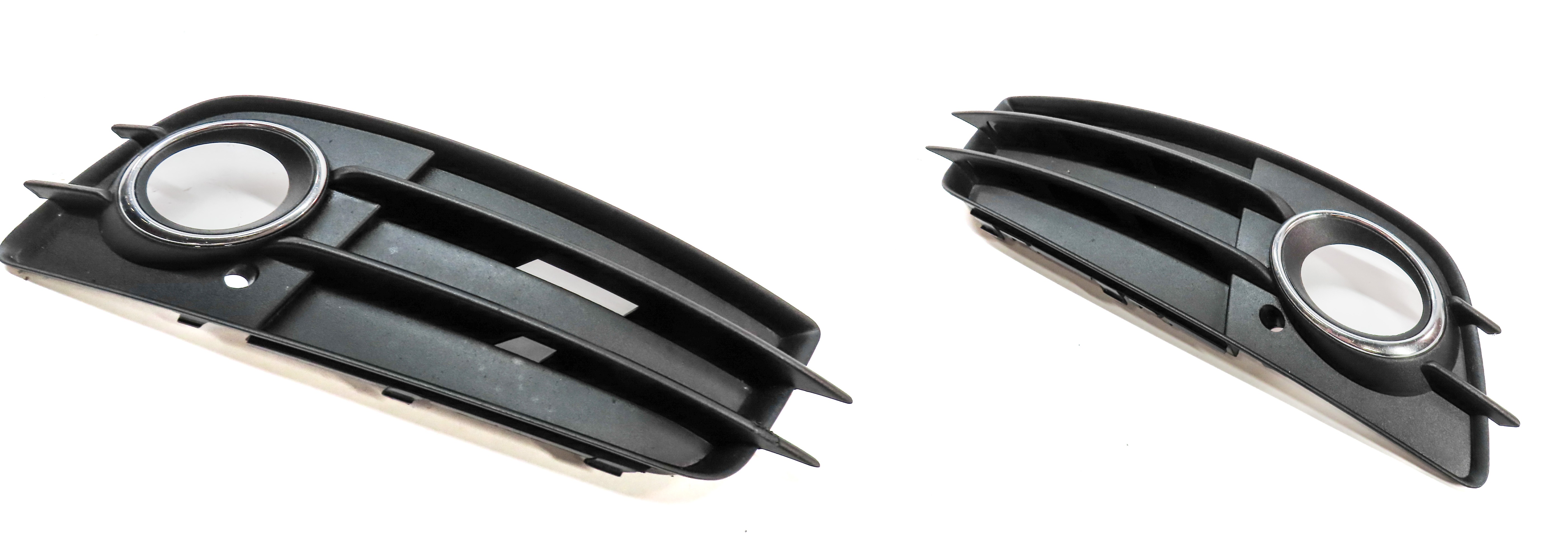2012 AUDI A4 (B8 8K) FRONT LEFT & RIGHT FOGLIGHT GRILLE TRIM SET-2 — exact item pictured